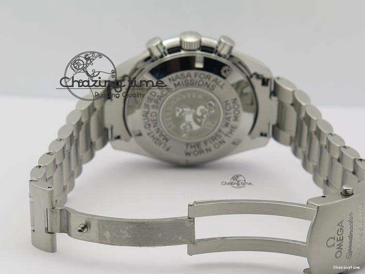 0419 Refined Speedmaster 50th Anniversary Black Dial On SS Bracelet 8232